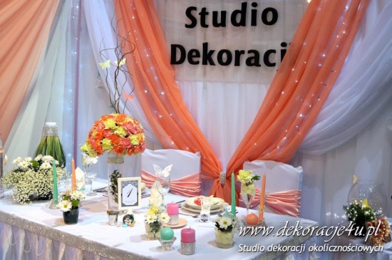 Studio dekoracji okolicznościowych - dekoracje sal, kościołow, ko