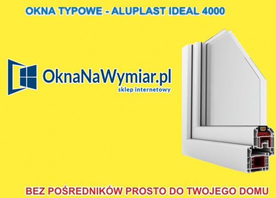 Okno PCV Aluplast - najniższa cena
