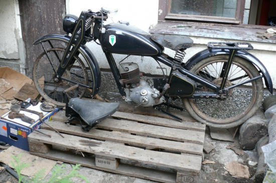 Dkw KS 200 z 1938 r. NIEMIECKI ZABYTKOWY MOTOCYKL